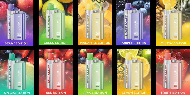 Lost Mary 4-In-1 prefilled pod kit fruit, soda, candy and ice Lost Mary disposable-inspired flavours