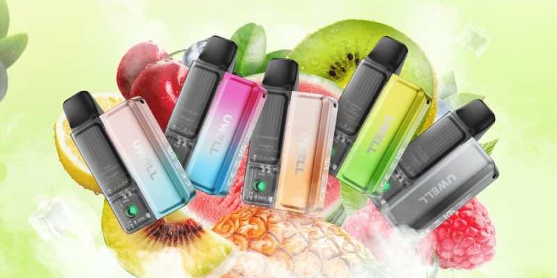 Uwell Concick Eco 600 prefilled pod kit 5 device colours, 10 pod flavours