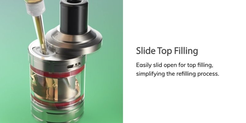 Eleaf iStick i75 vape kit EN Air tank sliding top-filling design