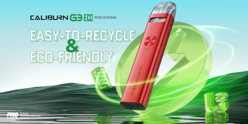 Uwell Caliburn G3 ECO recyclable battery