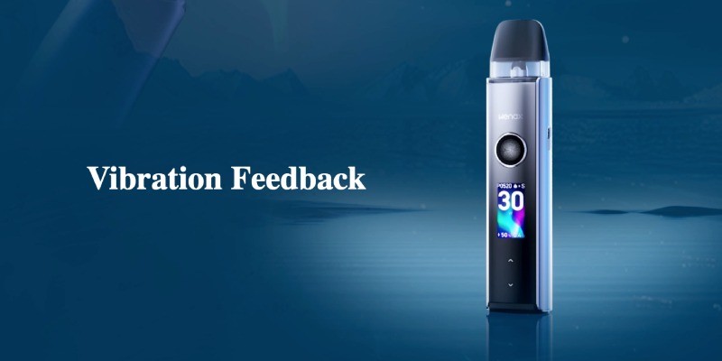 Geekvape Wenax Q Pro vape kit haptic feedback technology, vibrating setting confirmation