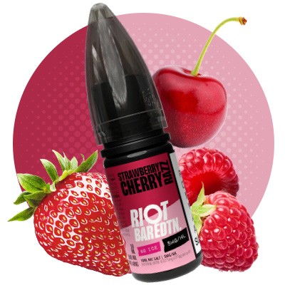 Strawberry Cherry Razz Riot Bar Edition No Ice Nic Salt