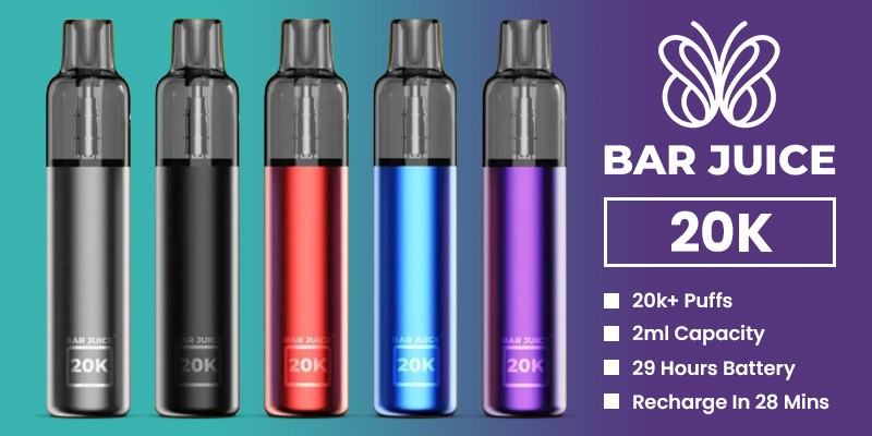 Bar Juice 20K Refillable Rechargeable Disposable Vape 