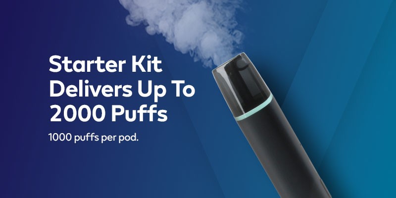 Veev One pod delivers up to 1000 puffs each