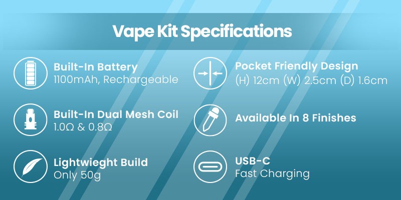 Vaporesso Vibe Specs