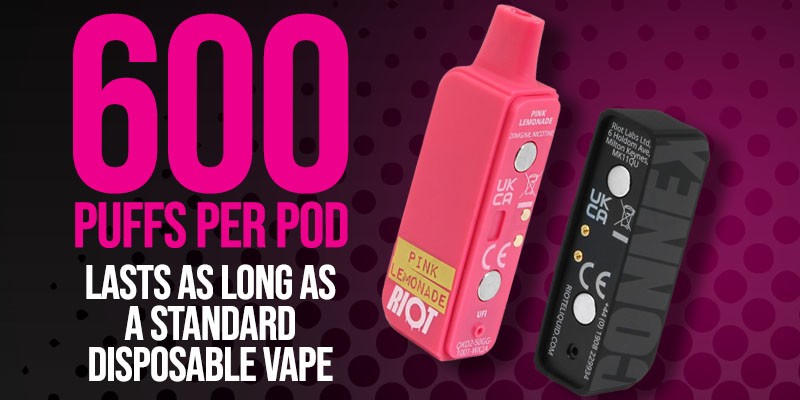 600 puffs per Connex pod