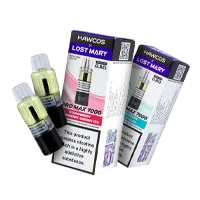 Hawcos x Lost Mary Pro Max 7000 vape pods illustration