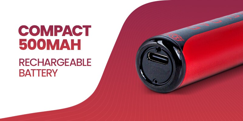 IVG Reload Mini Pod Kit, 500mAh Rechargeable Battery, USB-C Charging