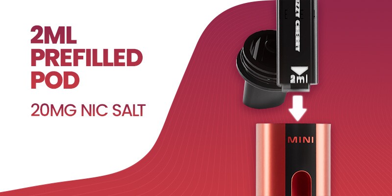 IVG Reload Mini Pod Kit, Replaceable Pods, 20mg Nic Salt E-Liquid