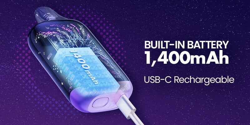 Lost Vape Galaxy S360 1400mAh built-in battery