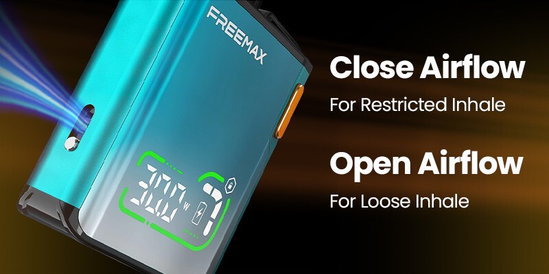 Adjustable Airflow, Loose or Restricted