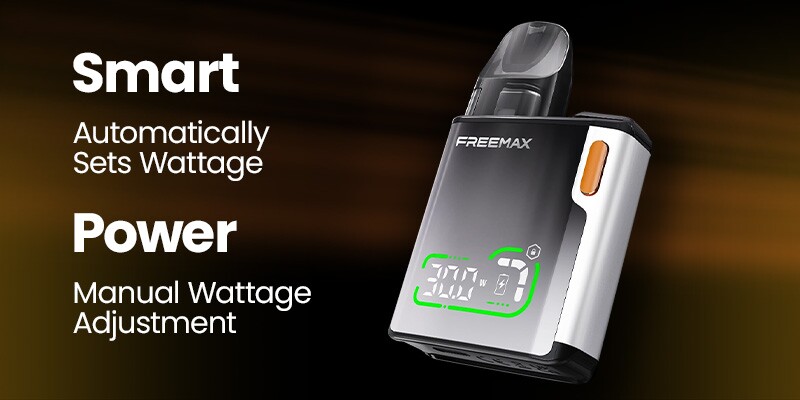 Freemax Rexa SQ, Two Vaping Modes, Smart, Power