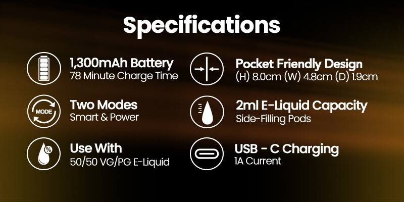 Freemax Rexa SQ Specs