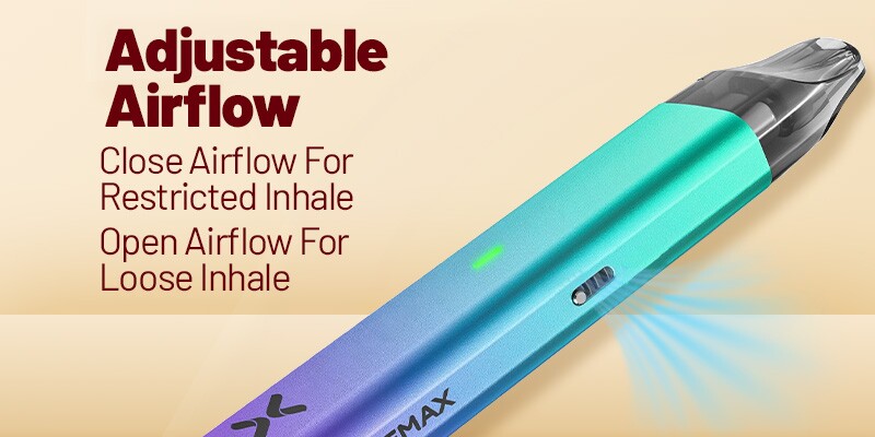 Adjustable Airflow, Loose or Restricted