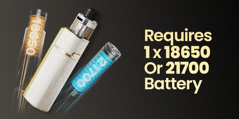 Voopoo Drag X3 Battery Specs, 18650 Or 21700 Required