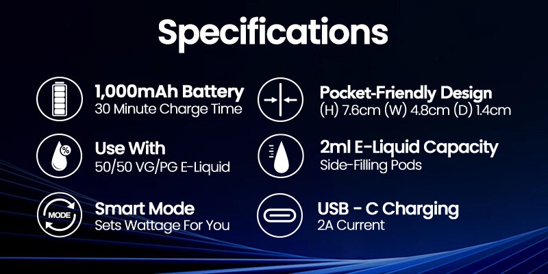 Freemax Rexa Nano Specs