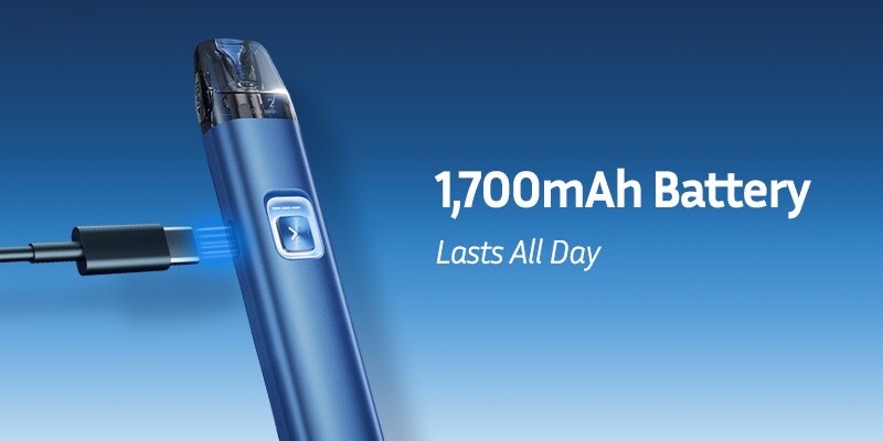 Elfx 2 built-in 1700mAh battery