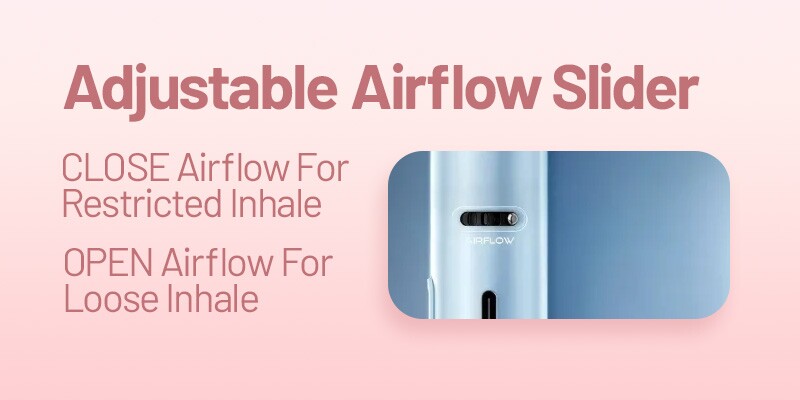 Innokin Plexus Go airflow slider