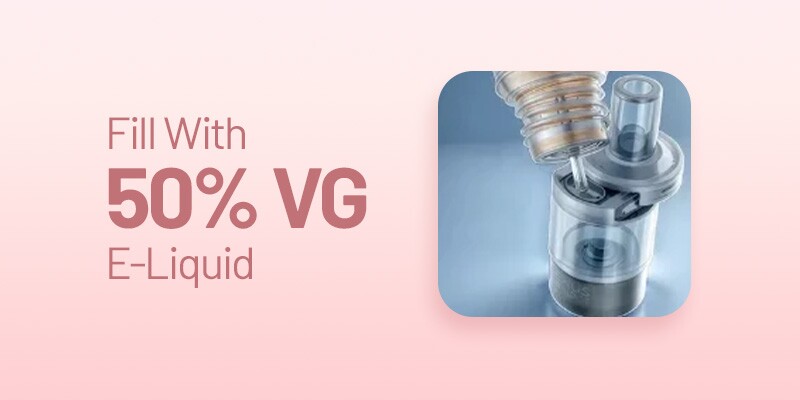 Innokin Plexus Go kit with 50% VG e-liquid