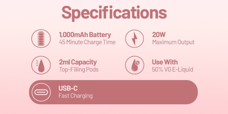 Innokin Plexus Go specs