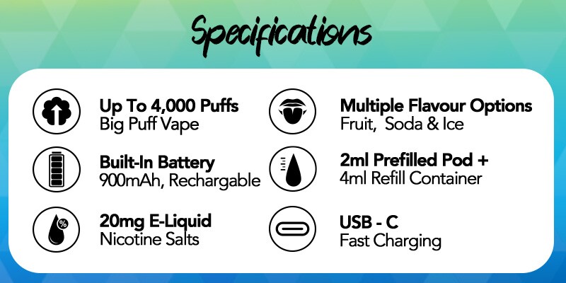 Higo BB vape kit specs