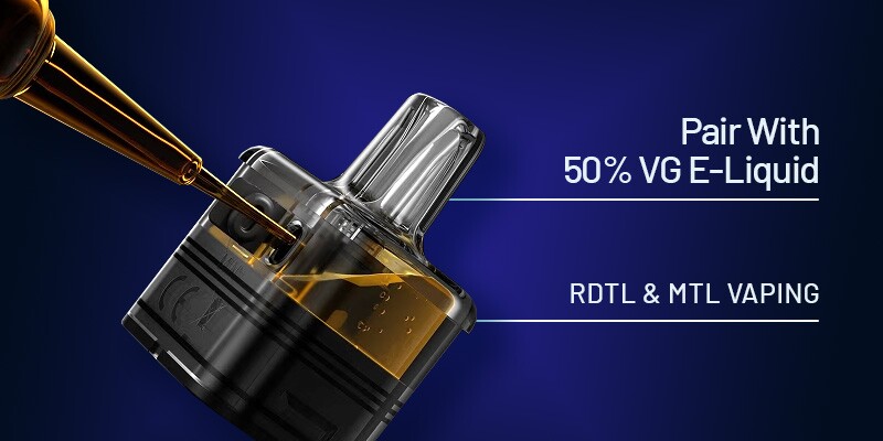 Elfx Mega pair with 50% VG e-liquid