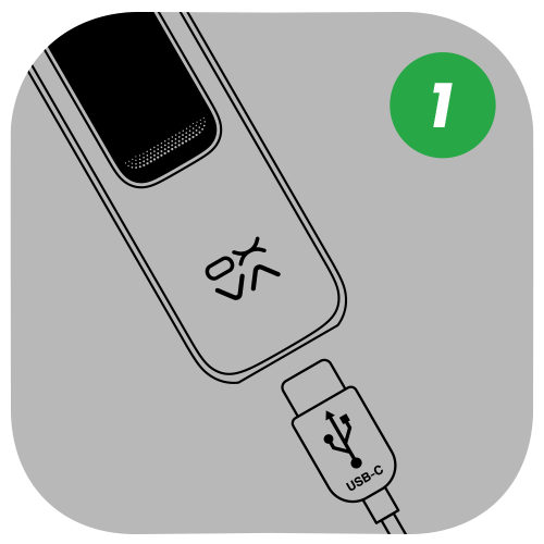Charge your kit with a USB-C Cable