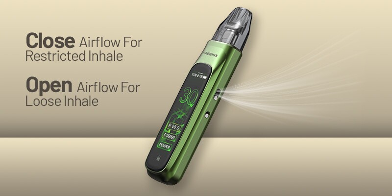 Adjustable Airflow, Loose or Restricted