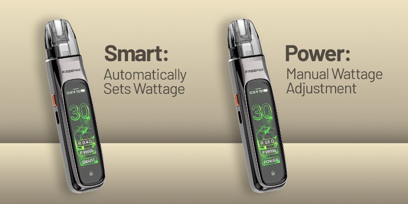 Freemax Rexa Pro, Two Vaping Modes, Smart, Power