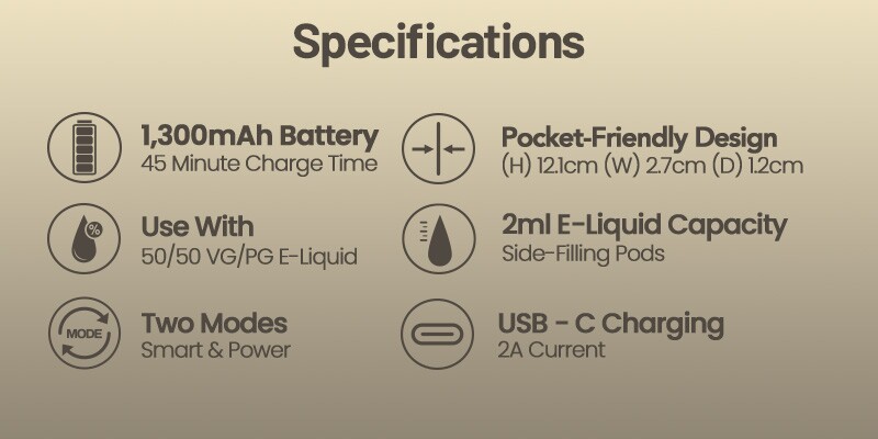 Freemax Rexa Pro Specs