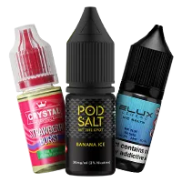 3 For £10 e-liquids deal illustration