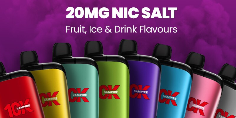 Vampire Vape 10K refill pack flavours