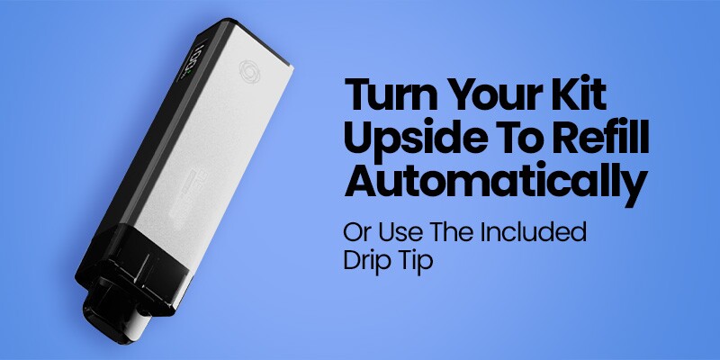 ENE Legend 15K refilled can be refilled automatically, or topped-up yourself