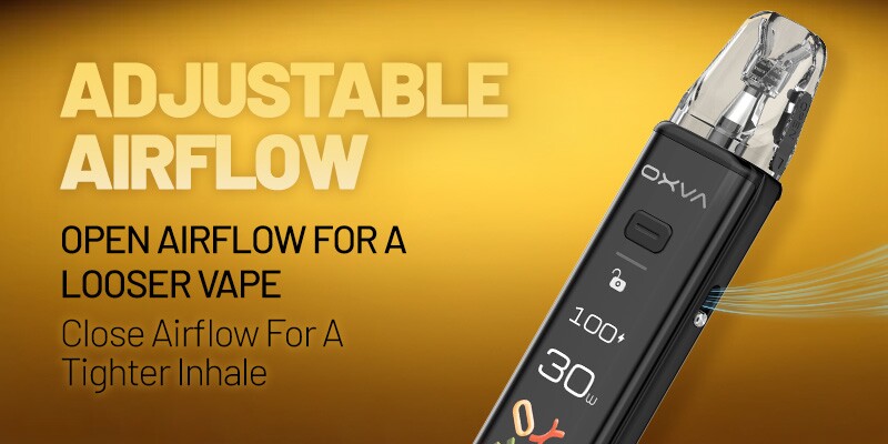 Oxva Xlim 3 Ultra has an adjustable airflow