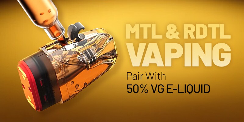 Oxva Xlim 3 Ultra offers MTL and RDTL vaping when paired with a 50% VG e-liquid