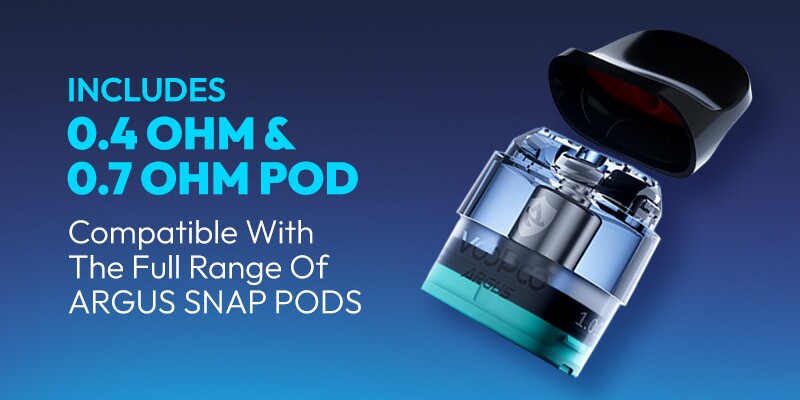 Argus P3 kit includes two Argus Snap refillable pods