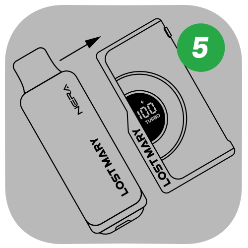 Attach The Refill To The Battery