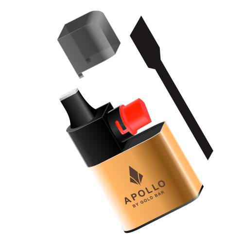 Take your Gold Bar Apollo 20K Vape Kit out of the packaging