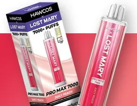 Hawcos x Lost Mary Promax 7000 Juicy Peach Flavour