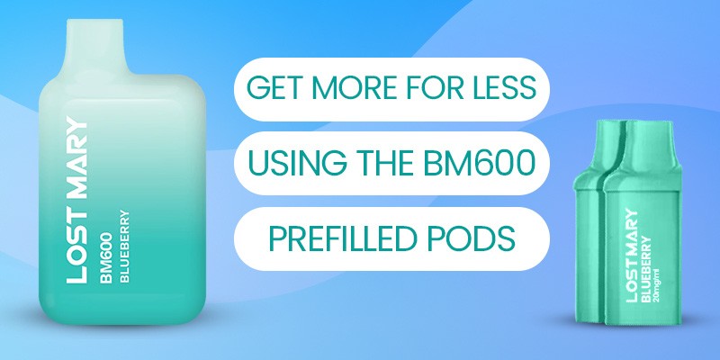 Lost Mary BM600 Pod Kit, Replaceable Pods, Cost-Effective