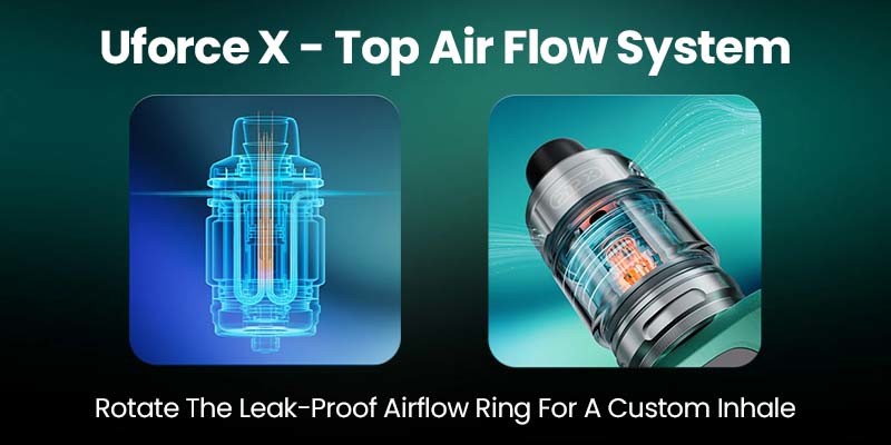 Uforce-X tank, adjustable airflow