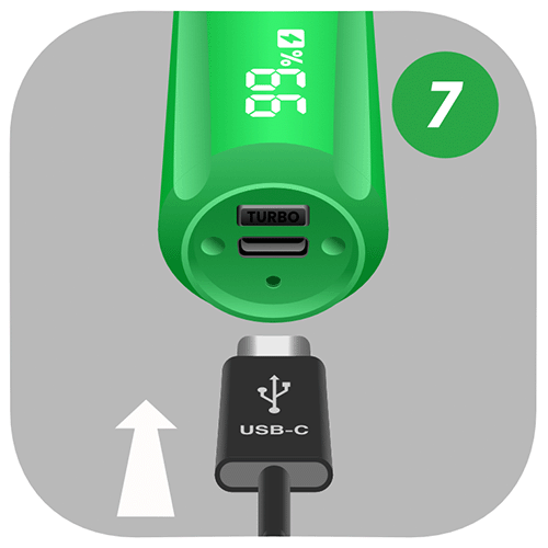 Recharge Via USB-C