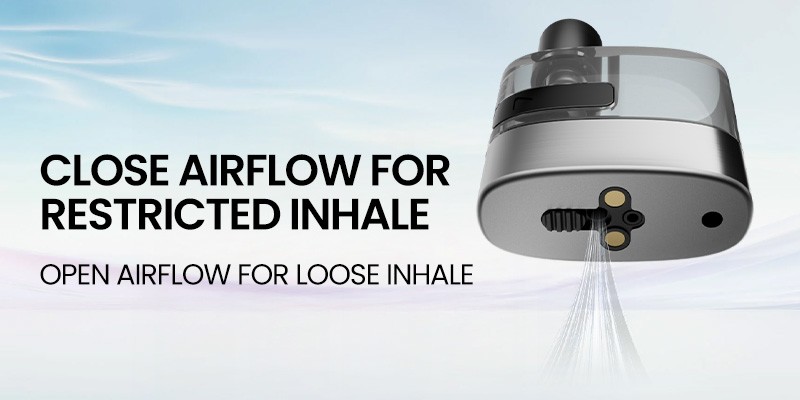 Innokin N Pod, Adjustable Airflow, Loose or Restricted