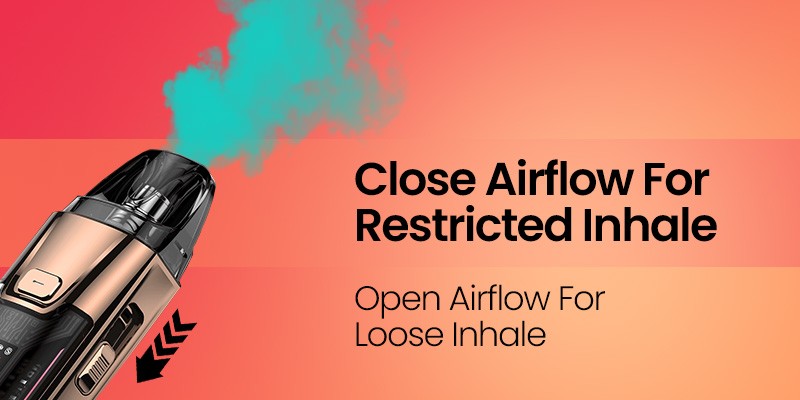 Adjustable Airflow, Loose or Restricted