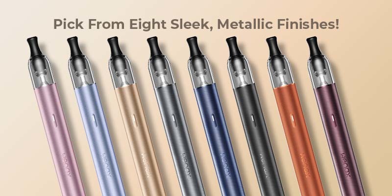 Geekvape Wenax M2 Colours, Arctic Blue, Eclipse Blue, Honor Champagne, Iron Silver, Knight Black, No.5 Pink, Solar Flare, Twilight Brown