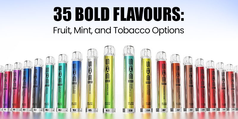 SKE Bar Pod Flavours