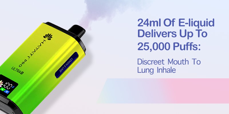 Hayati Pro Ultra Plus, Up To 25000 Puffs, MTL Vaping