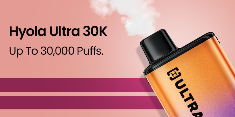 Hyola Ultra 30K, 20ml E-Liquid, 2 x 1ml Pods, 2 x 9ml Refill Containers, Up To 30000 Puffs