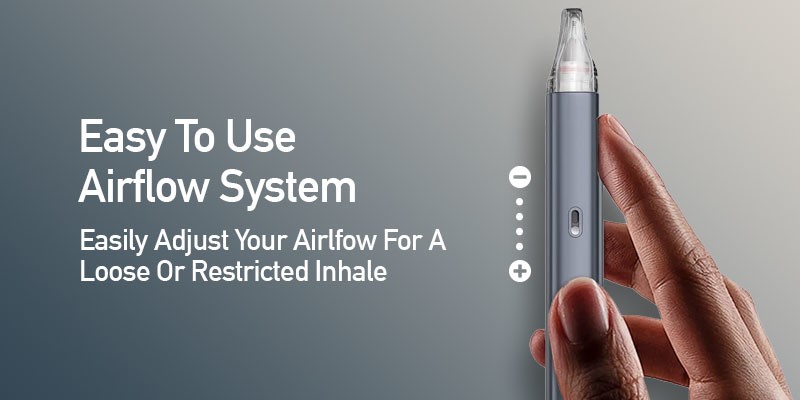 Adjustable Airflow, Loose or Restricted