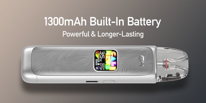 Caliburn G4, 1300mAh Built-In Battery